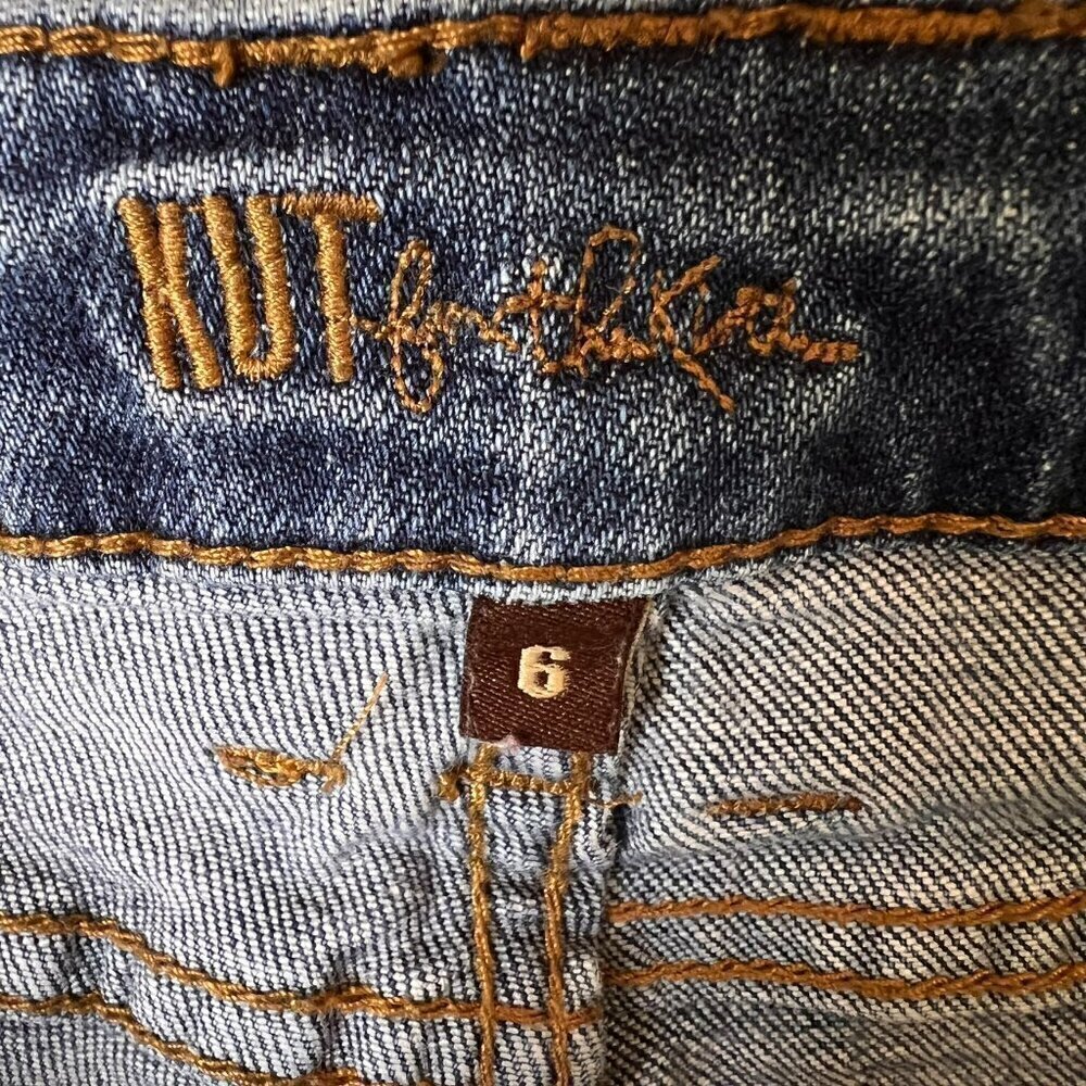 Kut from the Kloth Jeans Womens Size 6 Medium Wash Boyfriend Distressed Everyday - Picture 14 of 15